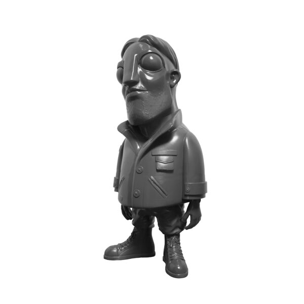 ADAM - GRAY / Number of Editions: 25 / Certified and Signed by Farhad Abdi / Height: 20′′