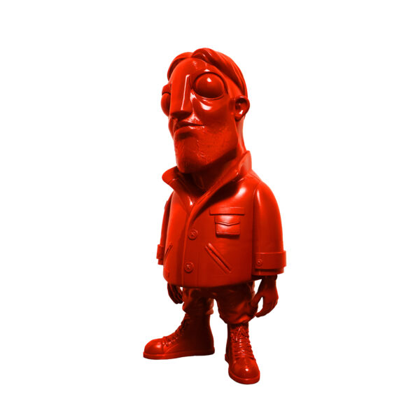 ADAM - RED / Number of Editions: 25 / Certified and Signed by Farhad Abdi / Height: 20′′