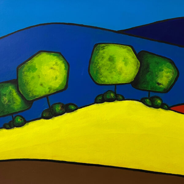 Become More than Myself / Acrylic on Cardboard / 70 by 100 cm / 2021