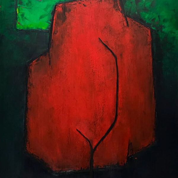 Bitter Moon / Mixed Media on Canvas / 120 by 90 cm / 2024