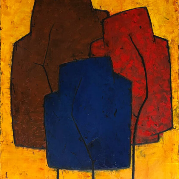 Not to Leave / Oil on Canvas / 120 by 90 cm / 2024