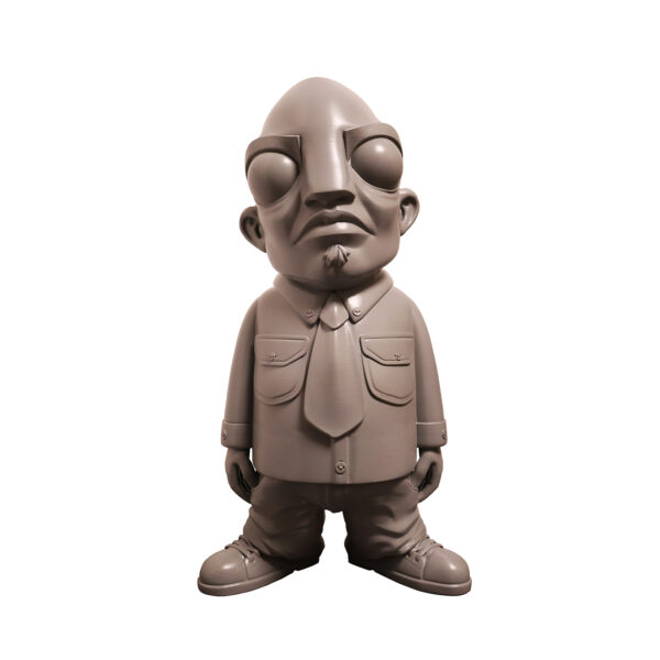 RYZI - GRAY / Number of Editions: 25 / Certified and Signed by Farhad Abdi / Height: 20′′