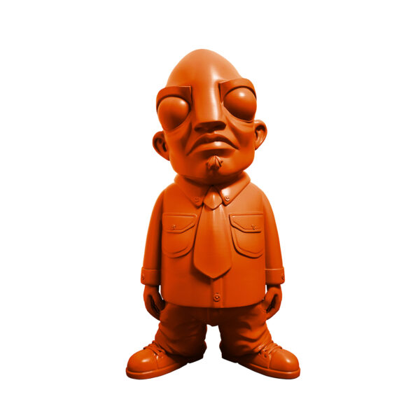 RYZI - ORANGE / Number of Editions: 25 / Certified and Signed by Farhad Abdi / Height: 20′′