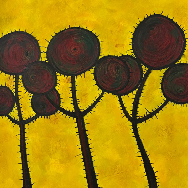 The Scent of Light / Mix Media on Cardboard / 100 by 70 cm / 2022