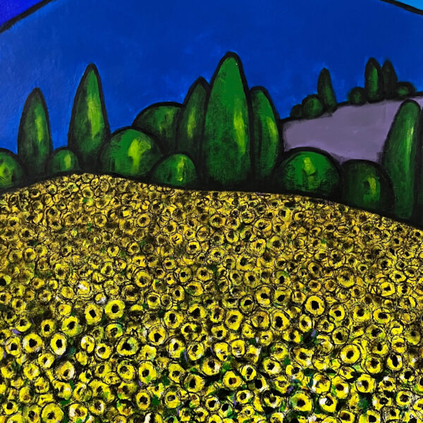 To Learn Silence / Mix Media on Cardboard / 100 by 70 cm / 2022